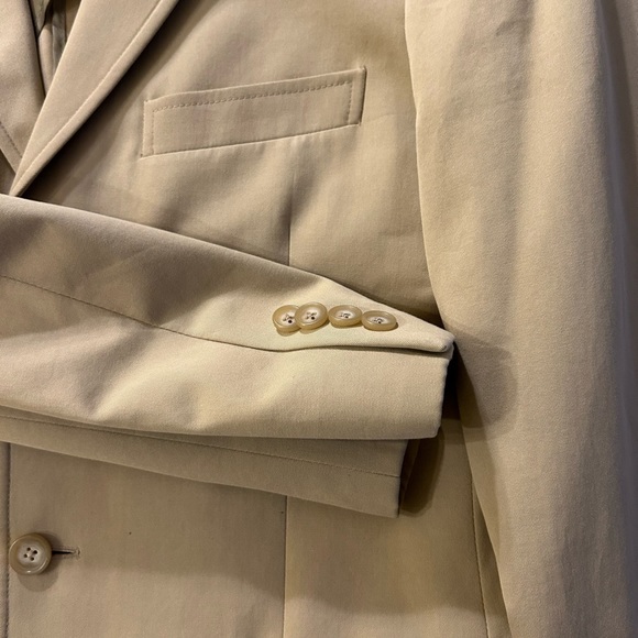 J.CREW TAN 100% COTTON MENS BLAZER/SPORTCOAT/JACKET (2006) S#73682 SIZE 40L - Picture 7 of 8